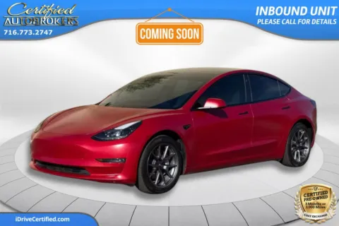 Red 2022 Tesla Model 3 Long Range AWD for sale in Grand Island, NY