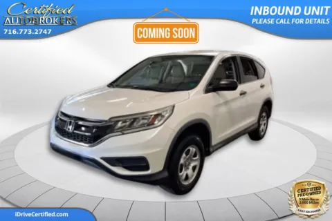 White 2015 Honda CR-V LX AWD for sale in Grand Island, NY