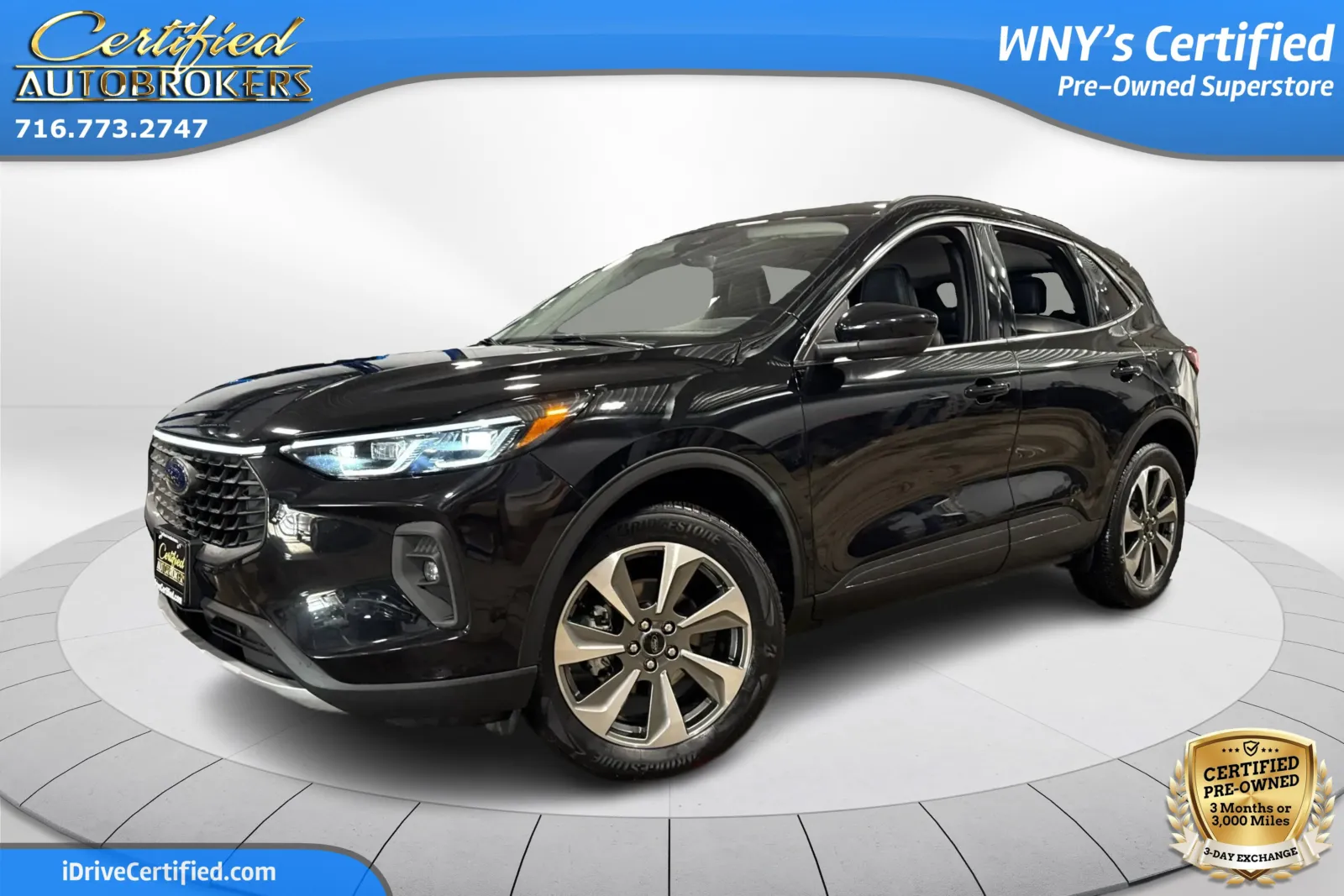 Black 2025 Ford Escape Platinum AWD for sale in Grand Island, NY
