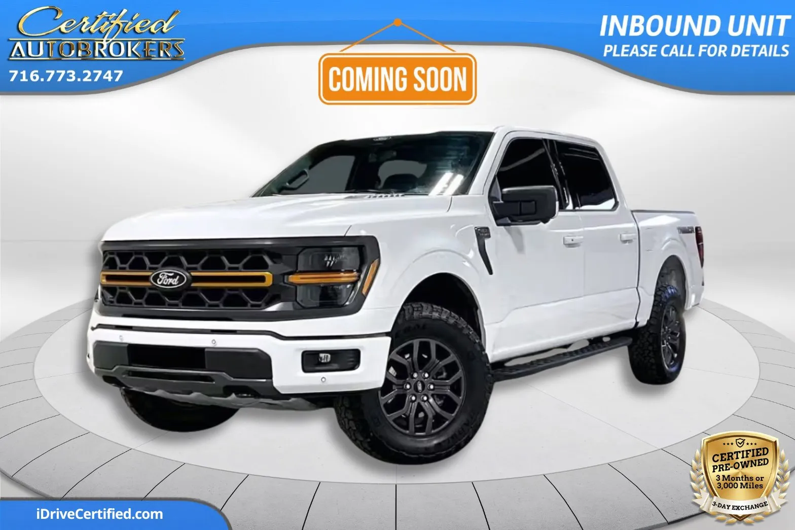 White 2024 Ford F-150 Tremor 4x4 for sale in Grand Island, NY