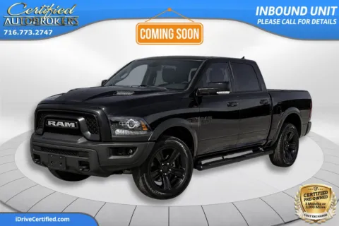 Black 2021 Ram 1500 Classic Warlock 4x4 for sale in Grand Island, NY
