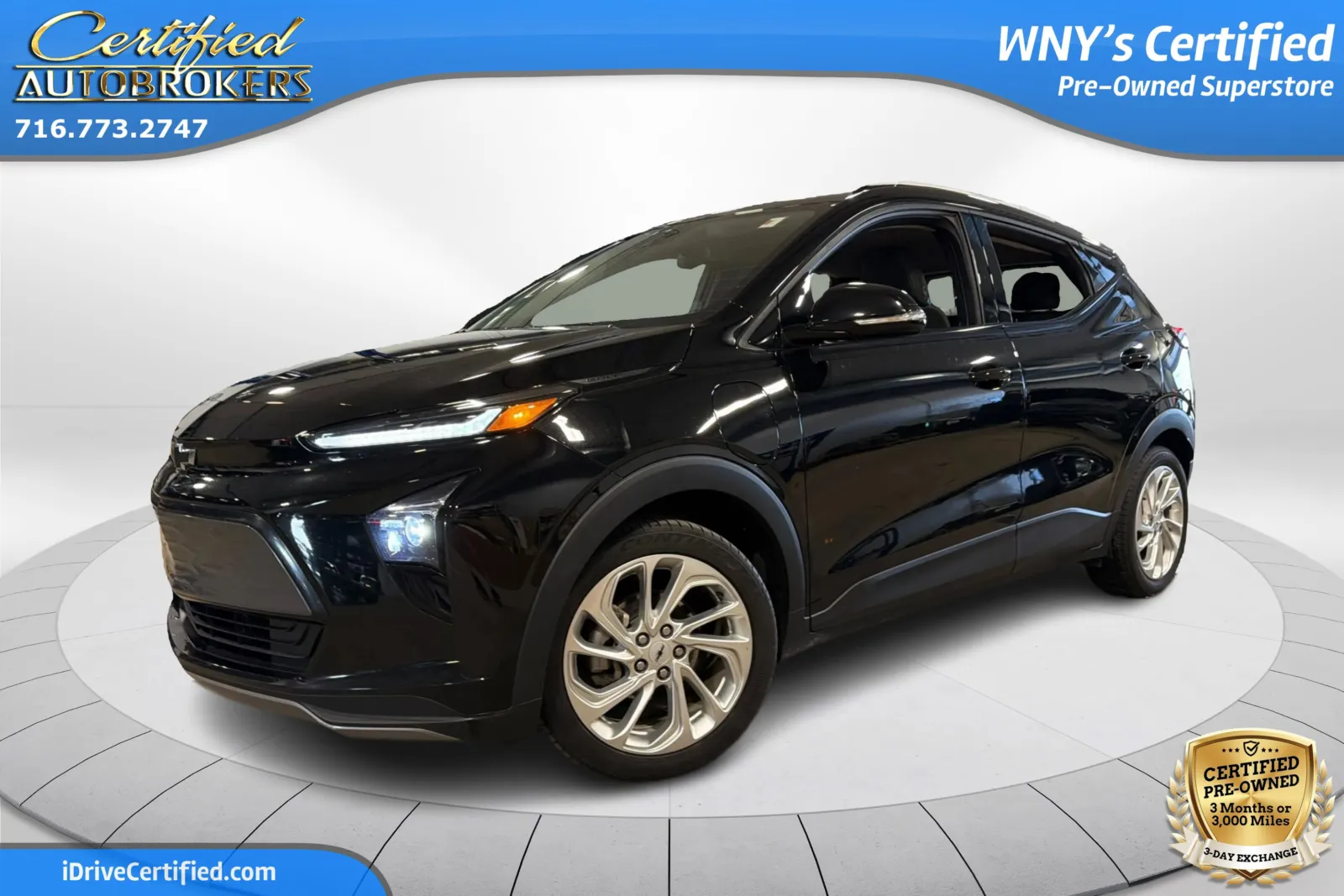 Black 2023 Chevrolet Bolt EUV LT for sale in Grand Island, NY