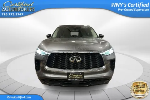 Photos of 2024 INFINITI QX60 LUXE AWD for sale in Grand Island, NY at Certified AutoBrokers