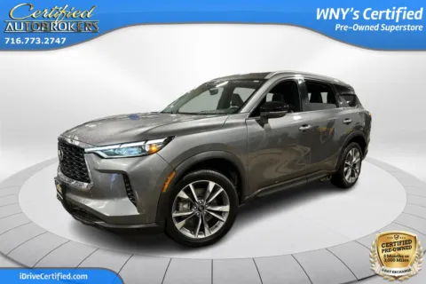 Gray 2024 INFINITI QX60 LUXE AWD for sale in Grand Island, NY