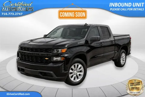 Black 2020 Chevrolet Silverado 1500 Custom 4x4 for sale in Grand Island, NY