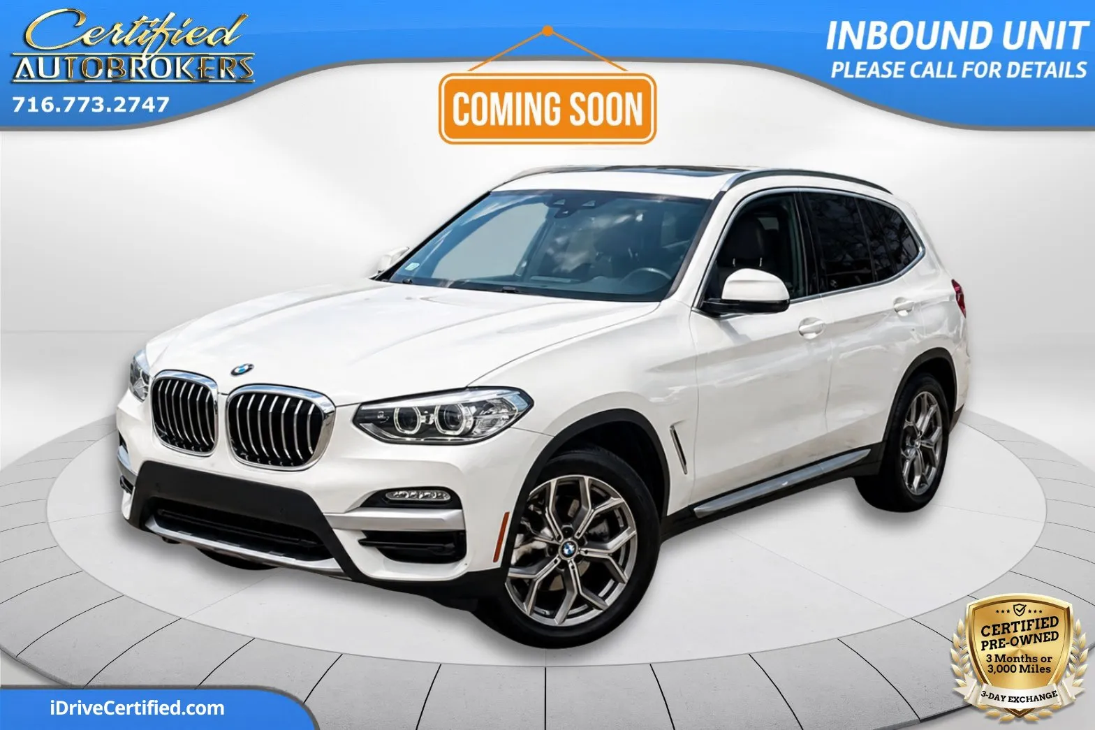 White 2021 BMW X3 xDrive30i AWD for sale in Grand Island, NY