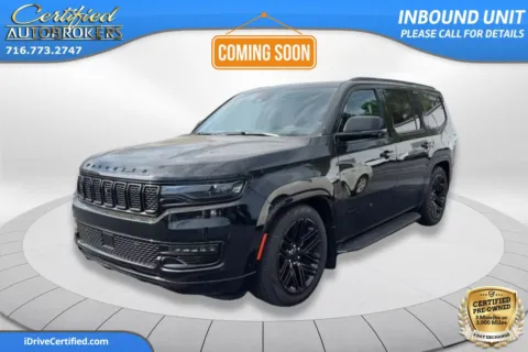 Black 2024 Jeep Wagoneer Series II Carbide 4x4 for sale in Grand Island, NY