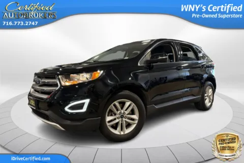 Black 2018 Ford Edge SEL AWD for sale in Grand Island, NY