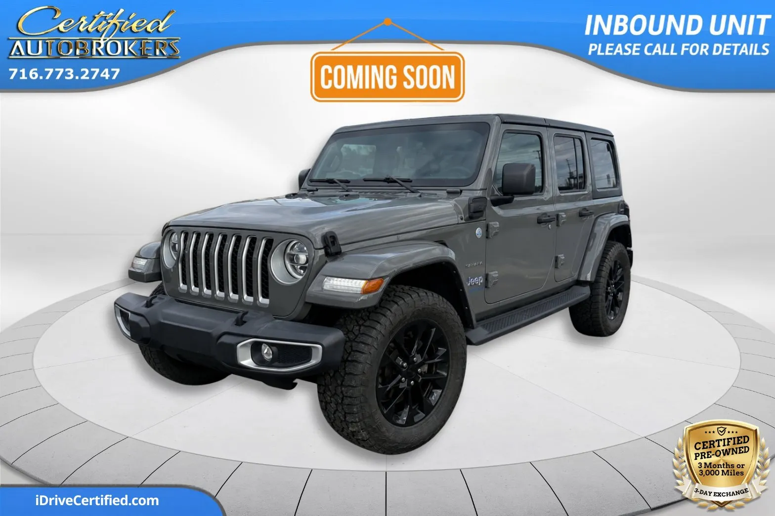 2021 Jeep Wrangler 4xe Unlimited Sahara 4x4 for sale in Grand Island, NY