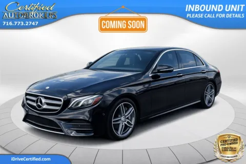 Black 2017 Mercedes-Benz E-Class E 300 Sport AWD for sale in Grand Island, NY