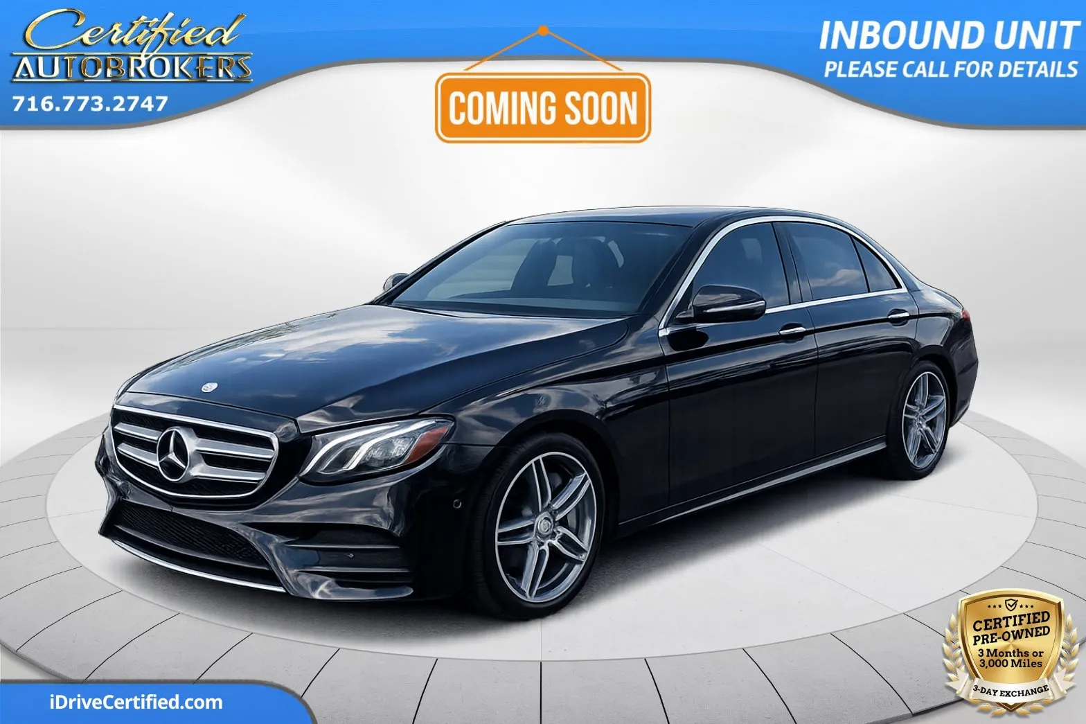 Black 2017 Mercedes-Benz E-Class E 300 Sport AWD for sale in Grand Island, NY