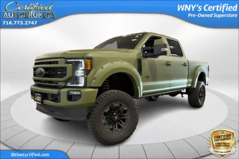 Green 2022 Ford Super Duty F-250 SRW LARIAT 4x4 for sale in Grand Island, NY
