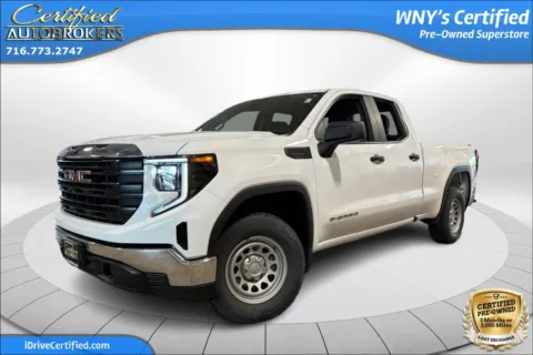 White 2023 GMC Sierra 1500 Pro 4x4 for sale in Grand Island, NY