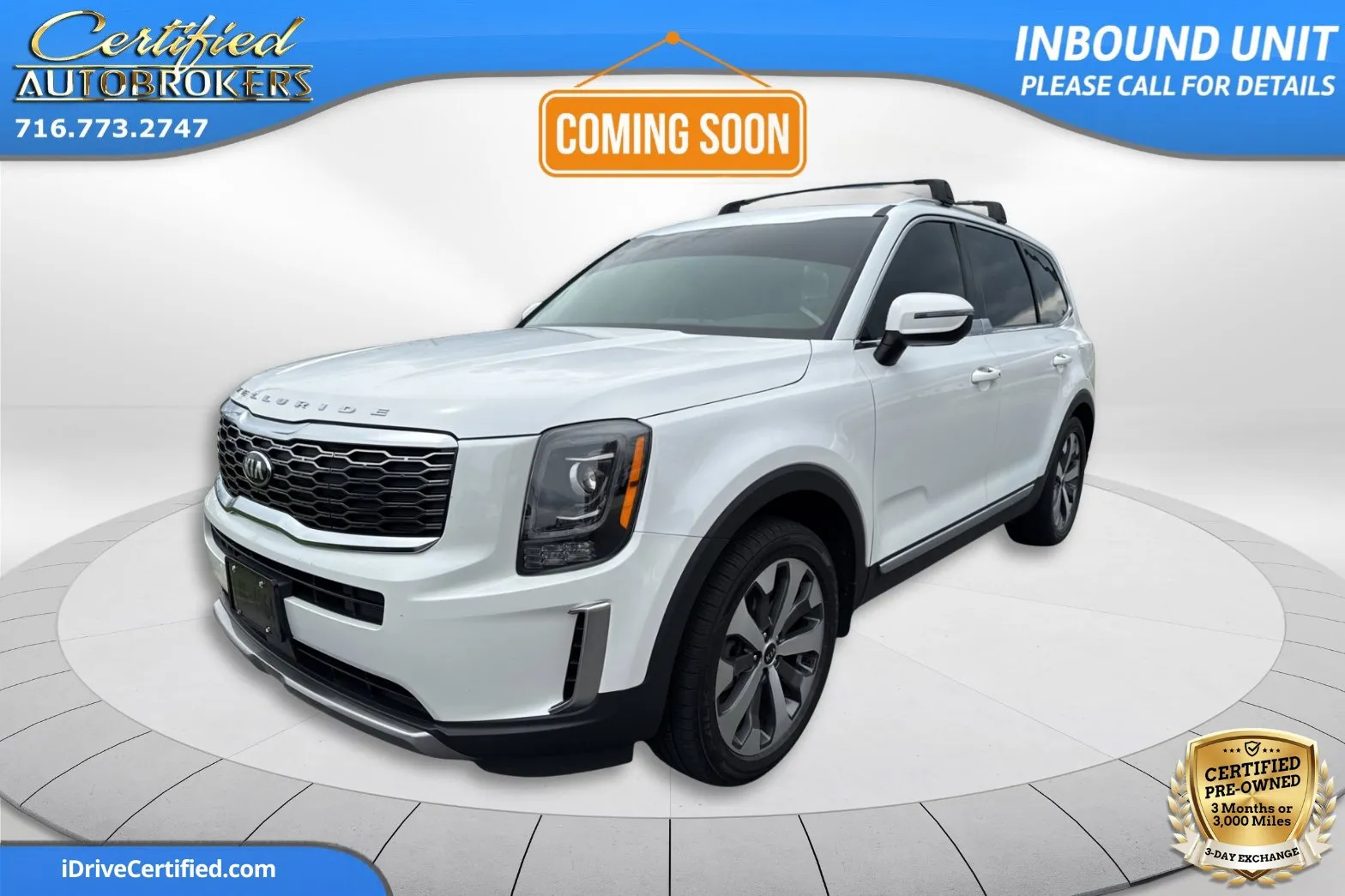 White 2020 Kia Telluride EX AWD for sale in Grand Island, NY