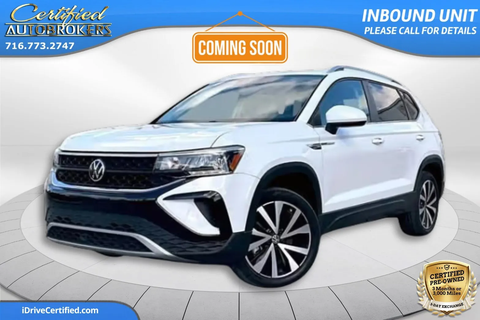 White 2022 Volkswagen Taos SE AWD for sale in Grand Island, NY