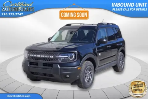 Black 2025 Ford Bronco Sport Big Bend 4x4 for sale in Grand Island, NY