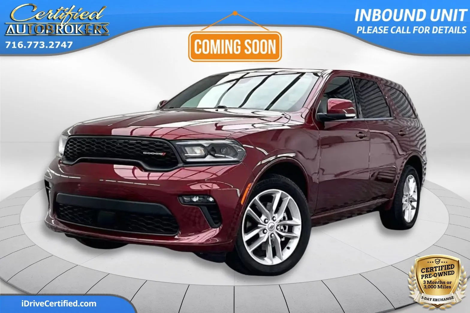 Red 2022 Dodge Durango GT Plus AWD for sale in Grand Island, NY