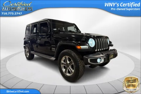 Another view of 2019 Jeep Wrangler Unlimited Sahara 4x4 for sale in Grand Island, NY at Certified AutoBrokers