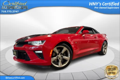 Red 2016 Chevrolet Camaro 1SS Convertible for sale in Grand Island, NY