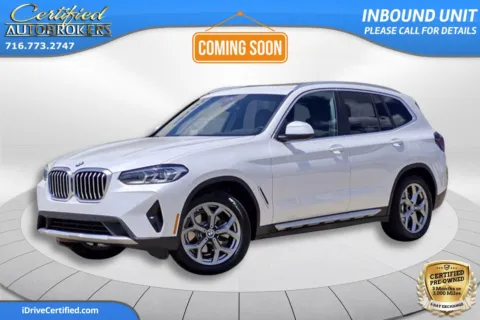 White 2024 BMW X3 xDrive30i AWD for sale in Grand Island, NY