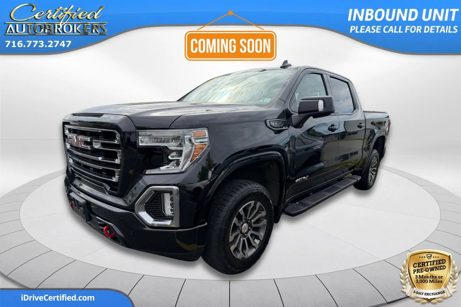 Black 2020 GMC Sierra 1500 AT4 4x4 for sale in Grand Island, NY