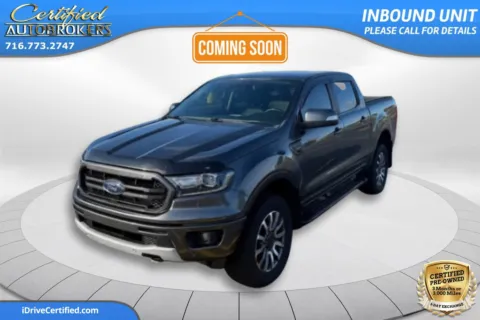 Gray 2019 Ford Ranger LARIAT 4x4 for sale in Grand Island, NY