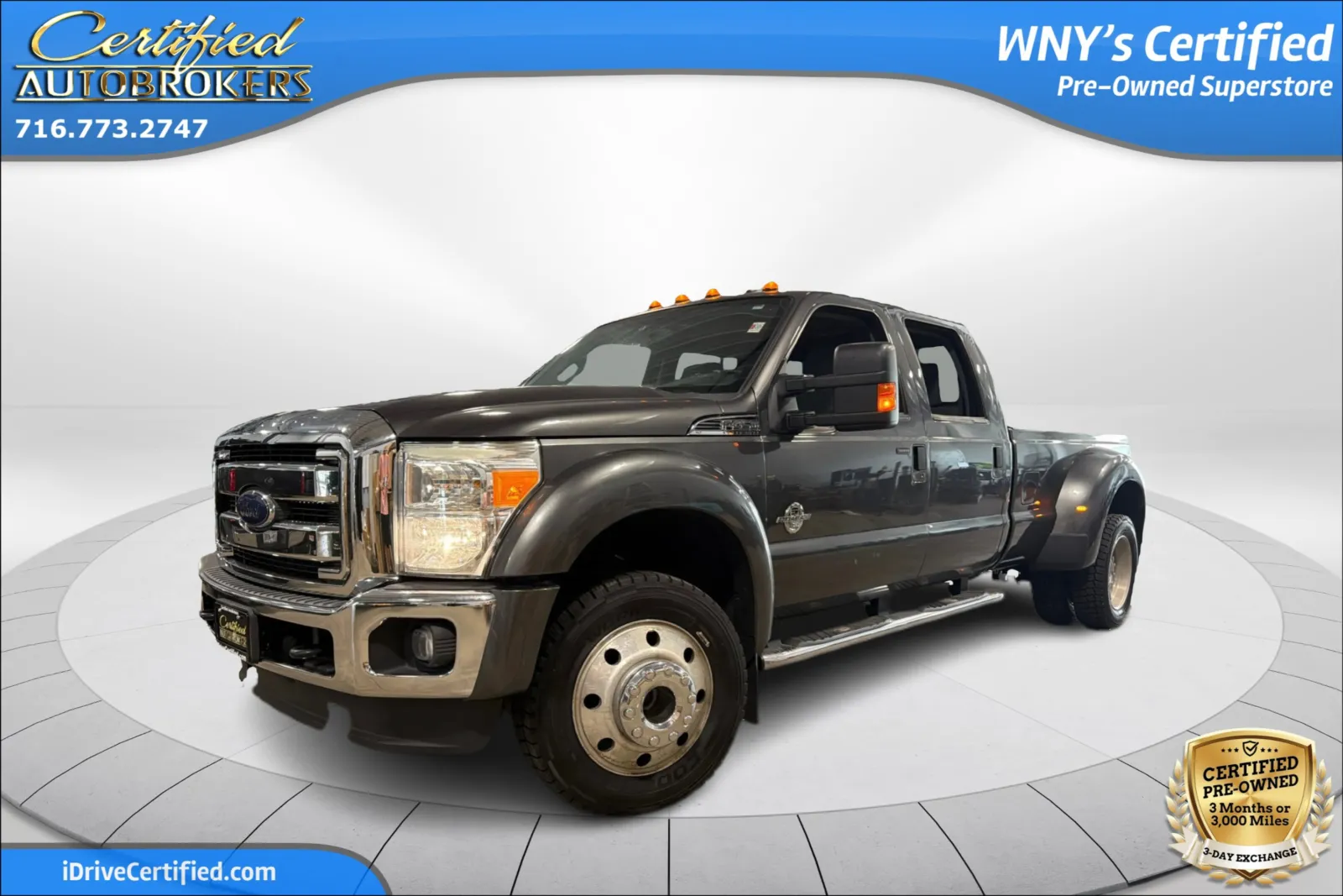 Gray 2016 Ford Super Duty F-450 DRW XLT LB 4x4 for sale in Grand Island, NY