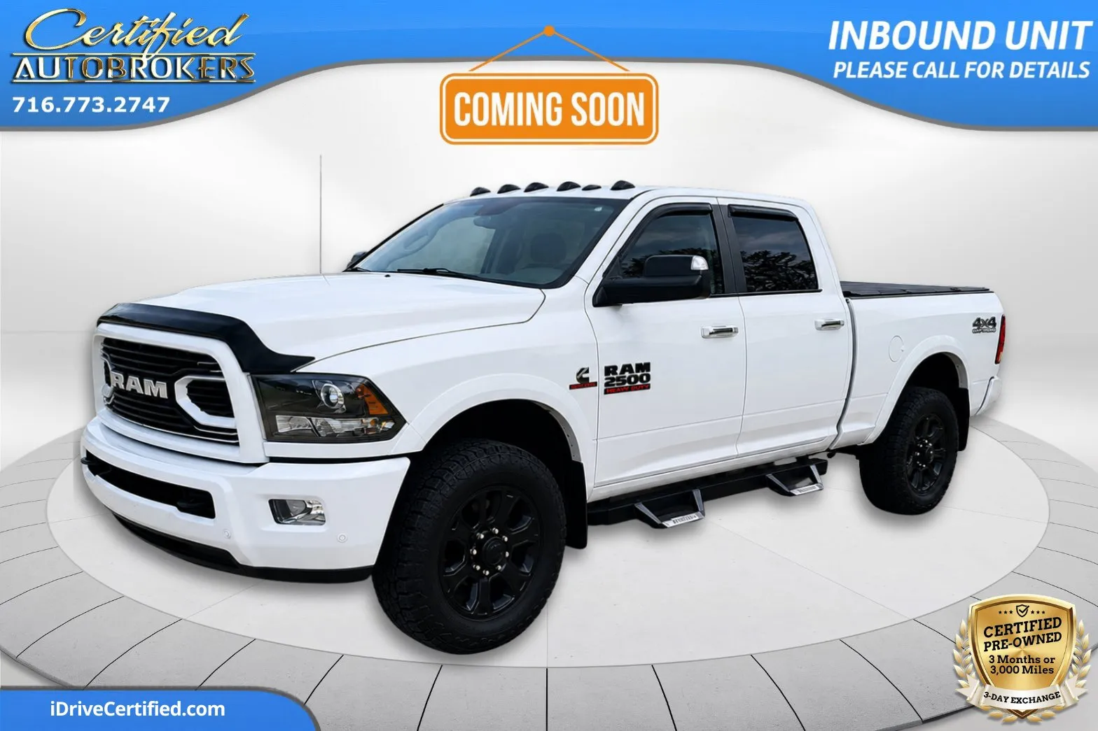 White 2018 Ram 2500 Big Horn 4x4 for sale in Grand Island, NY