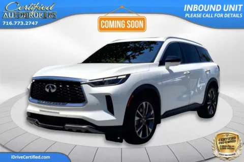 White 2024 INFINITI QX60 LUXE AWD for sale in Grand Island, NY