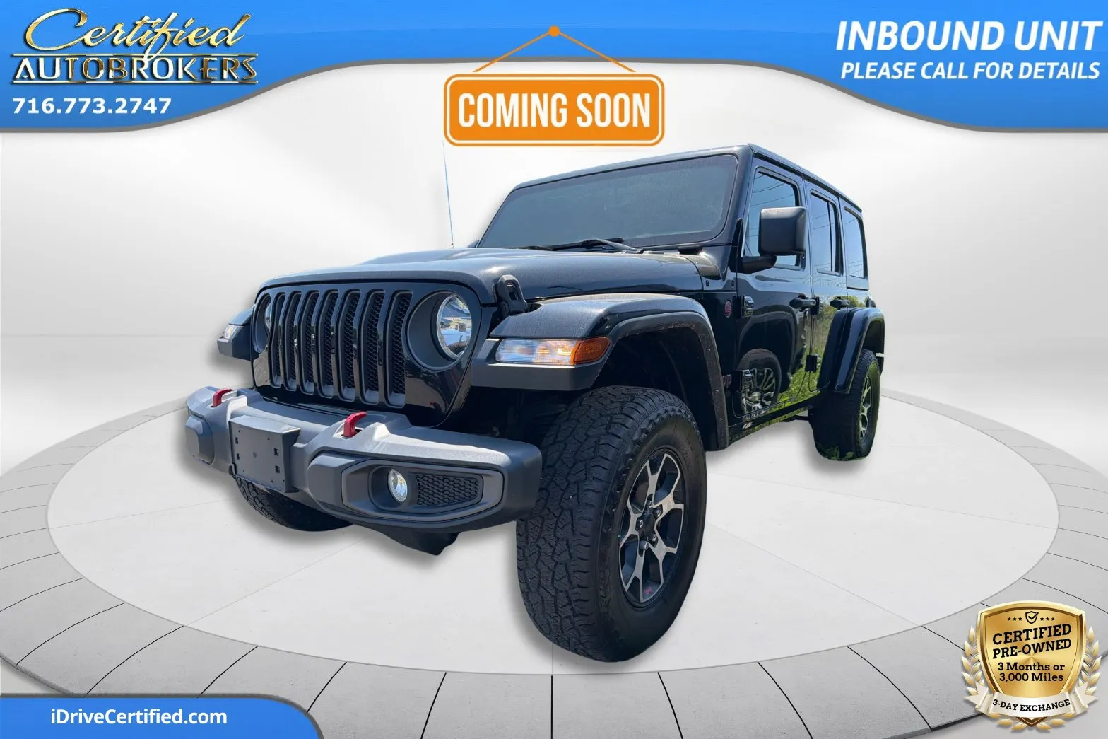 Black 2022 Jeep Wrangler Unlimited Rubicon 4x4 for sale in Grand Island, NY