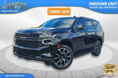 Black 2022 Chevrolet Tahoe RST 4x4 for sale in Grand Island, NY