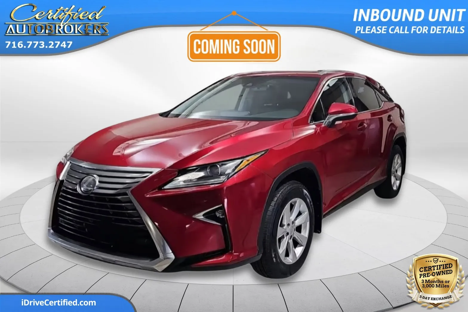 Red 2016 Lexus RX 350 AWD for sale in Grand Island, NY