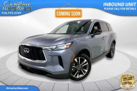 Gray 2022 INFINITI QX60 LUXE AWD for sale in Grand Island, NY