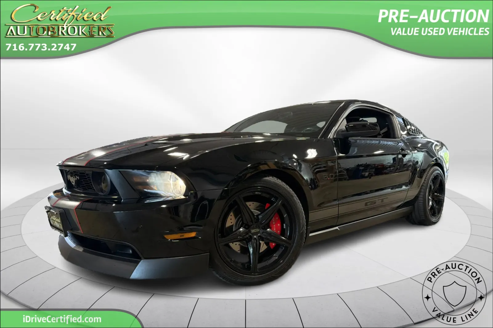 Black 2012 Ford Mustang GT Premium for sale in Grand Island, NY