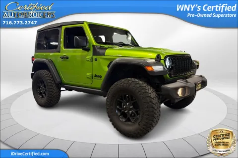 Another view of 2025 Jeep Wrangler Willys 4x4 for sale in Grand Island, NY at Certified AutoBrokers