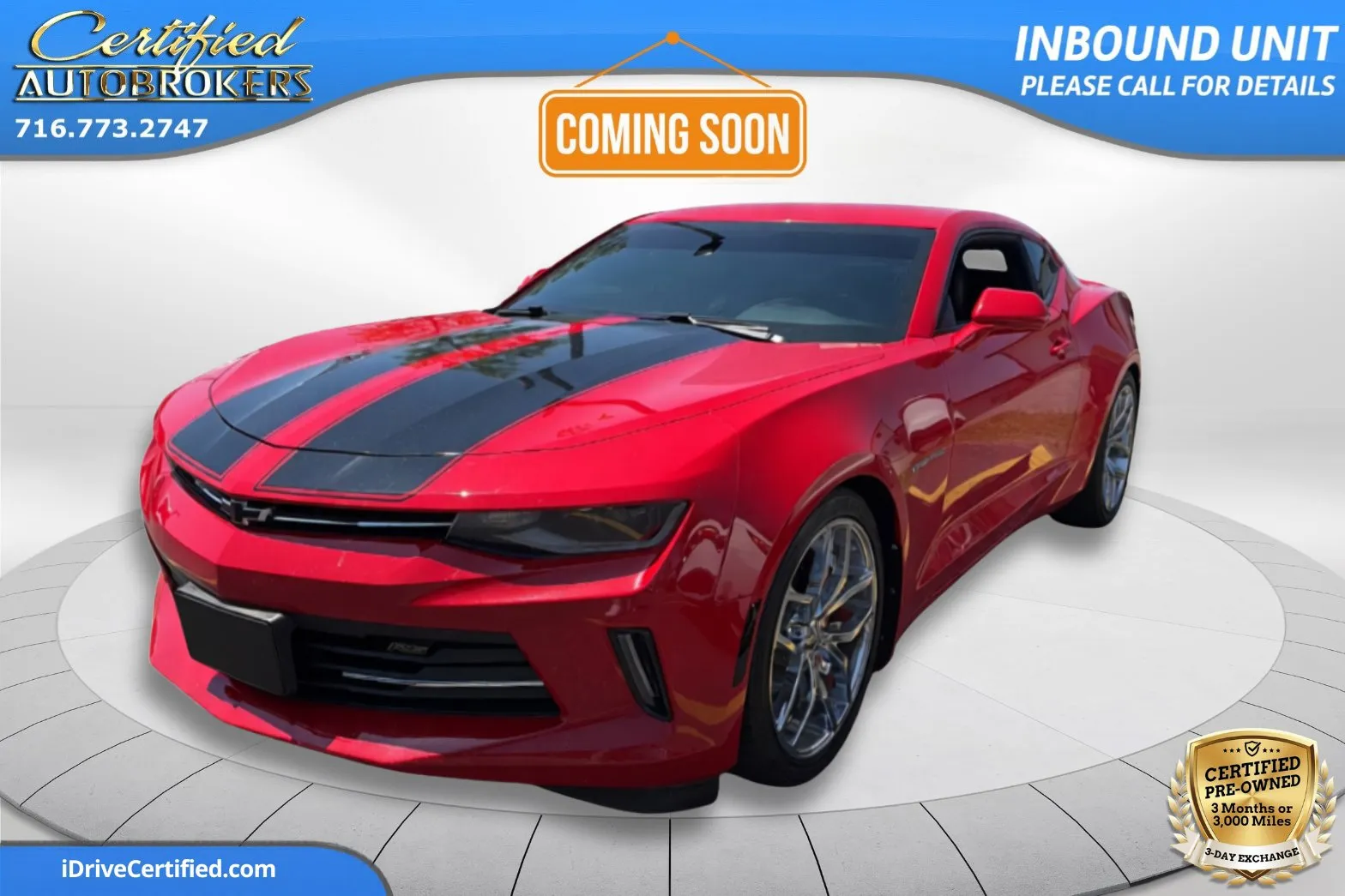 Red 2017 Chevrolet Camaro 1LT for sale in Grand Island, NY