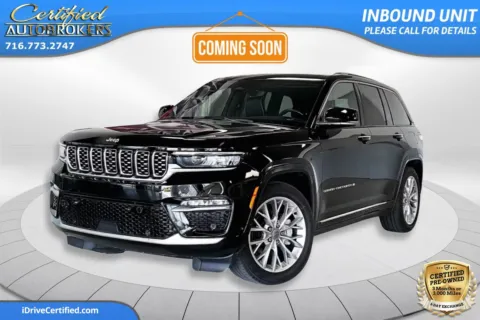 Black 2022 Jeep Grand Cherokee Summit Reserve 4x4 for sale in Grand Island, NY