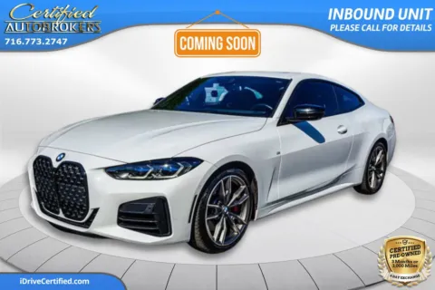 White 2024 BMW 4 Series M440i xDrive AWD for sale in Grand Island, NY