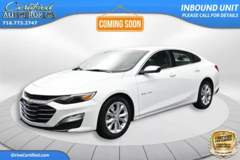 White 2024 Chevrolet Malibu LT for sale in Grand Island, NY