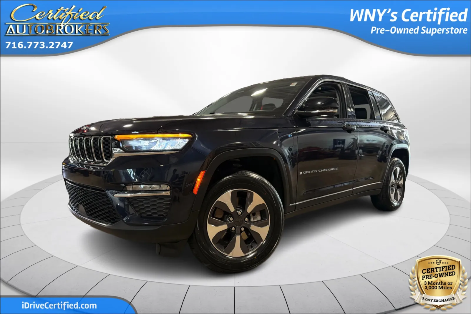 Blue 2024 Jeep Grand Cherokee 4xe for sale in Grand Island, NY