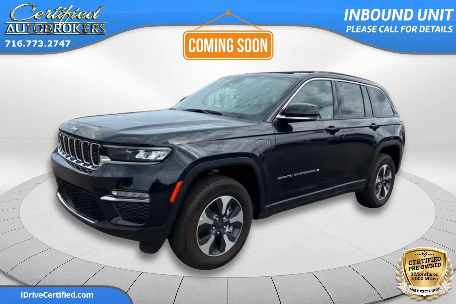 Blue 2024 Jeep Grand Cherokee 4xe for sale in Grand Island, NY