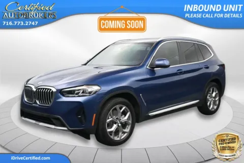 Blue 2024 BMW X3 xDrive30i AWD for sale in Grand Island, NY