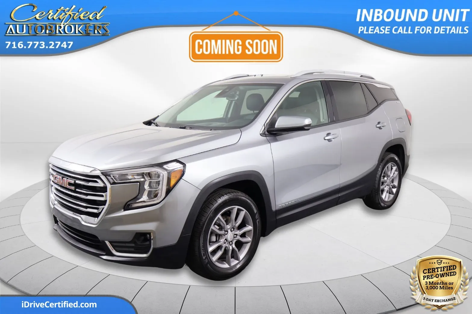 Gray 2024 GMC Terrain SLT for sale in Grand Island, NY
