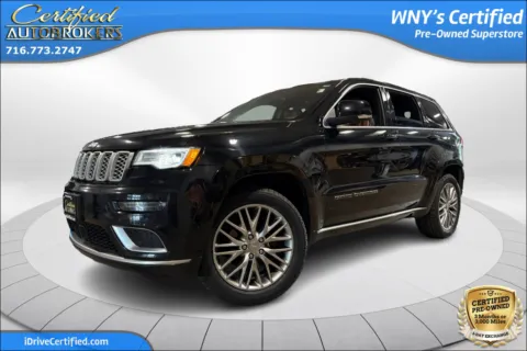 Black 2017 Jeep Grand Cherokee Summit 4x4 for sale in Grand Island, NY