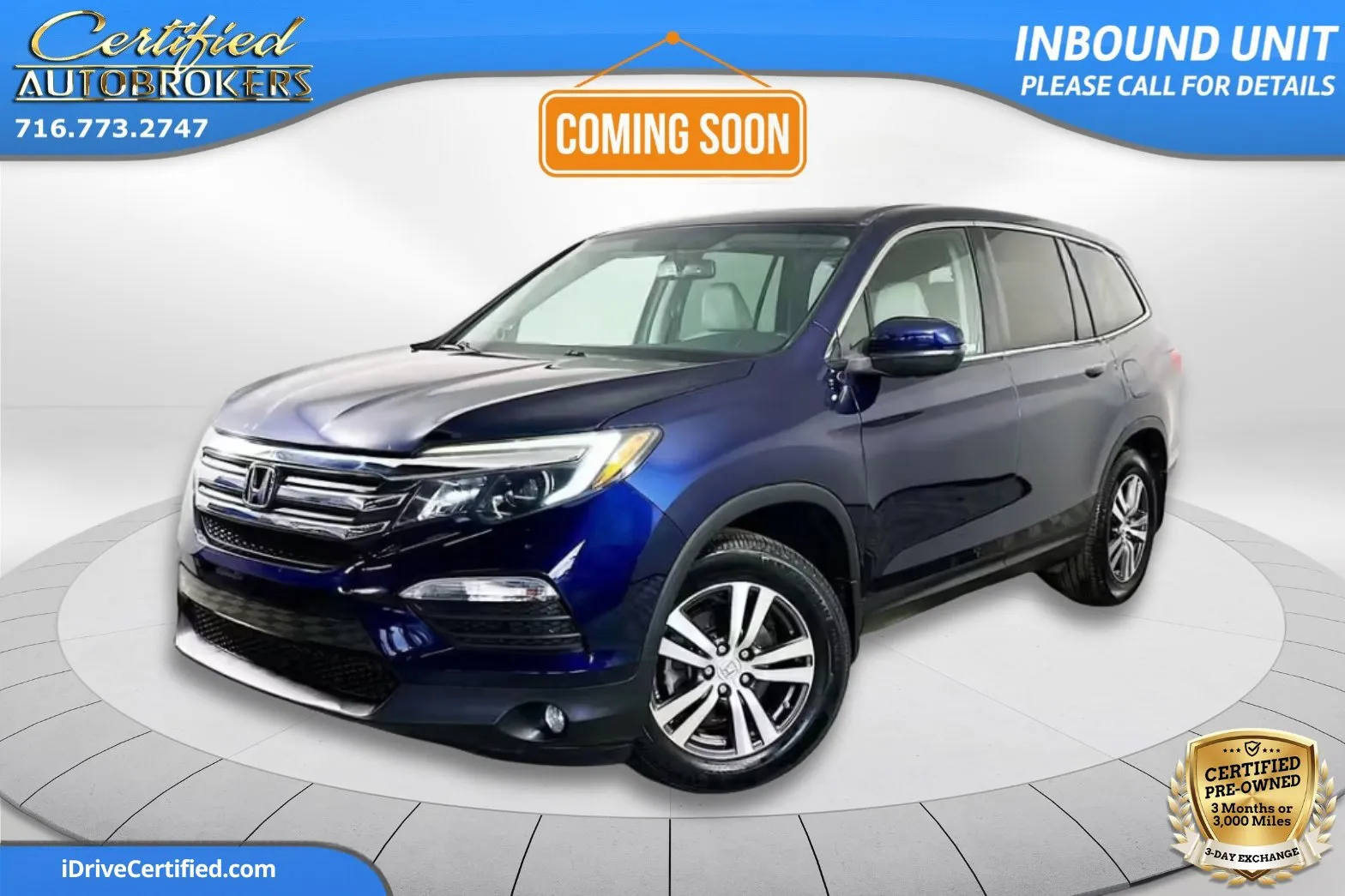 Black 2020 Honda Pilot EX-L AWD for sale in Grand Island, NY