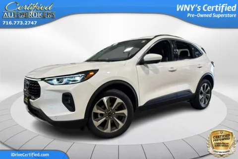 White 2024 Ford Escape Platinum AWD for sale in Grand Island, NY