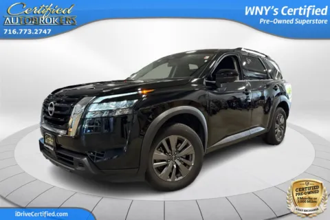 Black 2025 Nissan Pathfinder SV 4x4 for sale in Grand Island, NY