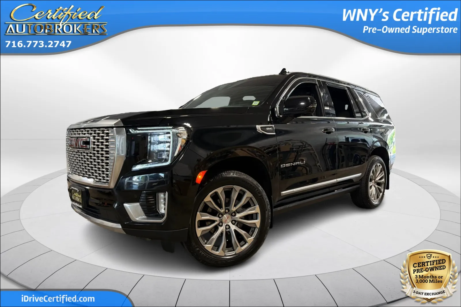 Black 2021 GMC Yukon Denali 4x4 for sale in Grand Island, NY