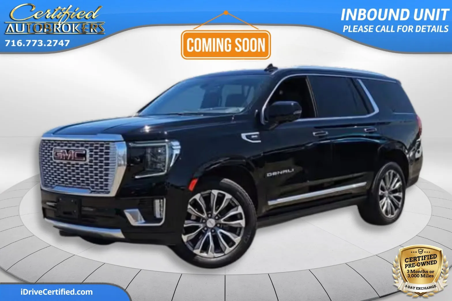 Black 2021 GMC Yukon Denali 4x4 for sale in Grand Island, NY