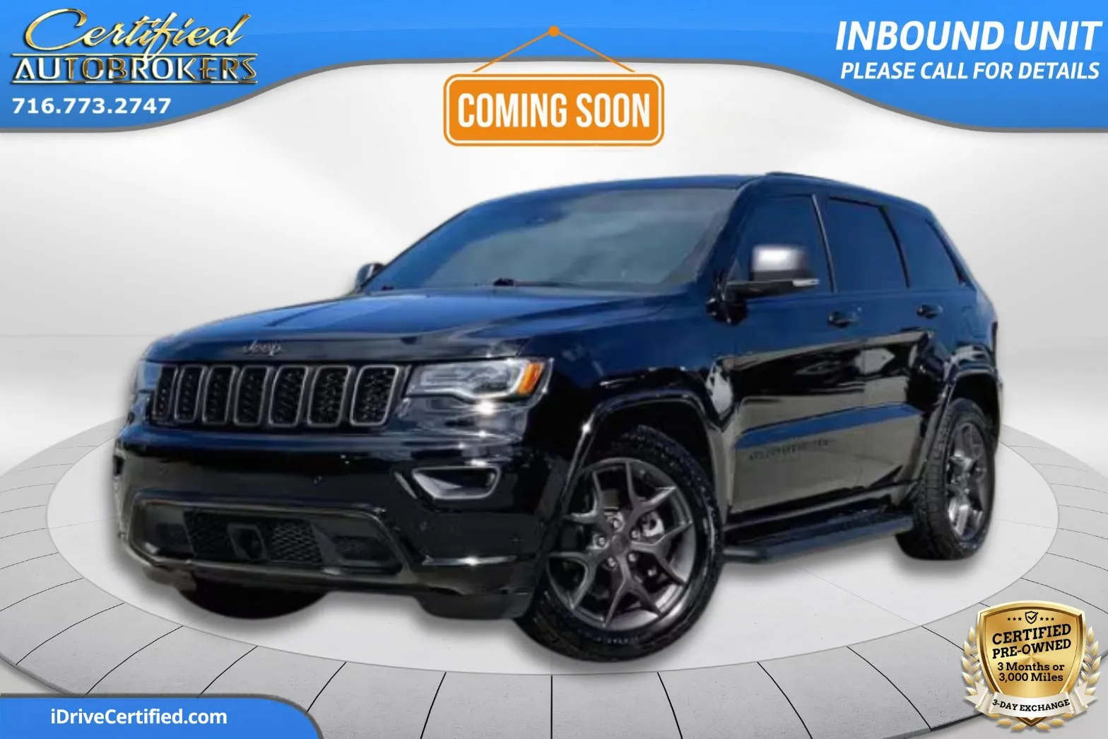 Black 2021 Jeep Grand Cherokee Limited 4x4 for sale in Grand Island, NY